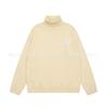 Oversized Knit Sweater With Heart Jacquard Round Neck Loose Fit Unisex Casual Pullover