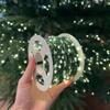 Remote Control LED String Lights Green Copper Wire Christmas Tree Decoration Lights New Year Lamp