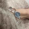 Elastic Crystal Beads Bracelet Wristband Vintage Beaded Bracelet Clear Crystal Bracelet  Jewelry