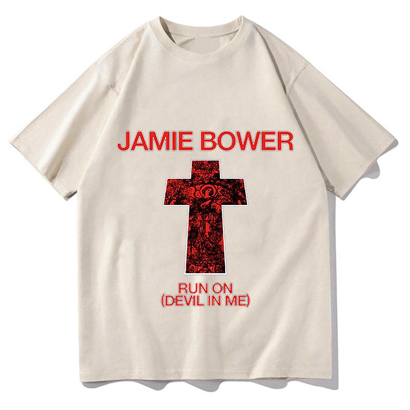 Jamie Bower Waiting for Your Love Merch Tshirts Unisex Women Summer Cotton Clothing Hiphop Fashion Round Neck Short Sleeved Tee