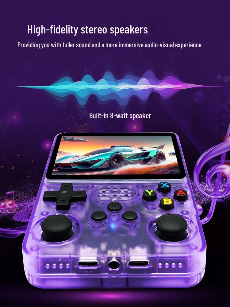 Портативная игровая консоль R36S: Новая модель Android с Wi-Fi, онлайн-мультиплеером, битвой для двух игроков, портативным HD-цветным экраном.