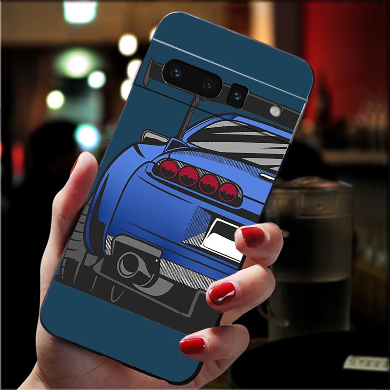 Япония JDM спортивный автомобильный чехол для телефона для Google Pixel 8 7 Pro 7a 6A 6 Pro Pixel 8A 4A 3A 4 XL Pixel 5 6 4 3 3A XL