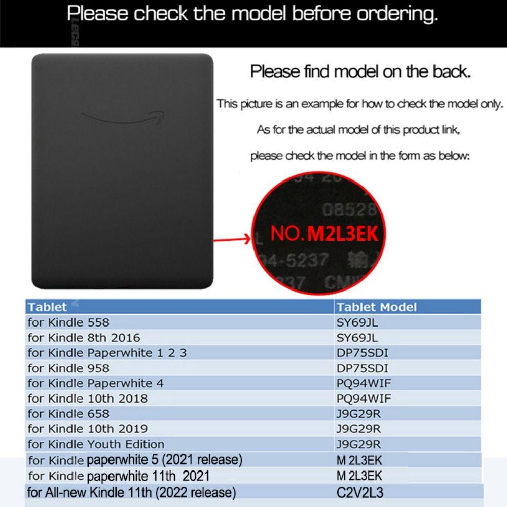 3pcs UHD e-Reader 2.5D 9H Hardness Screen Protector Full Cover Tempered Glass Protective Film