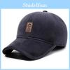 Classic Men Sports Style Baseball Cap With Wool Lining Windproof And Warm