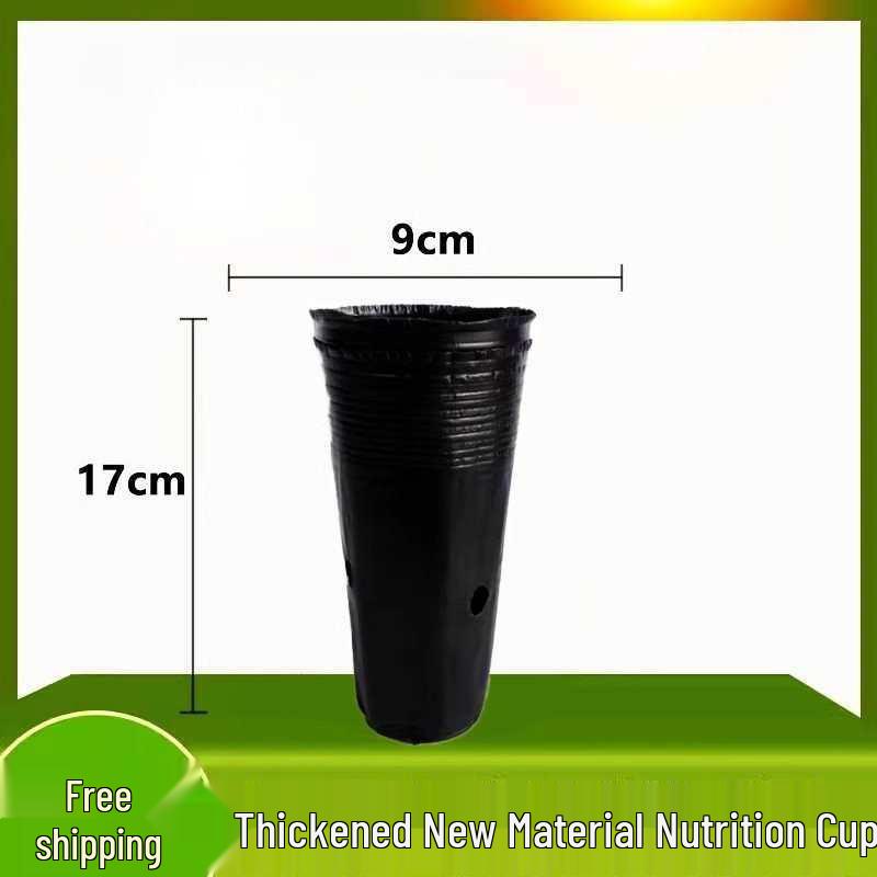 Thickened Plastic Seedling Pot - Large, Disposable, Nutrient-Rich for Agriculture & Flowers