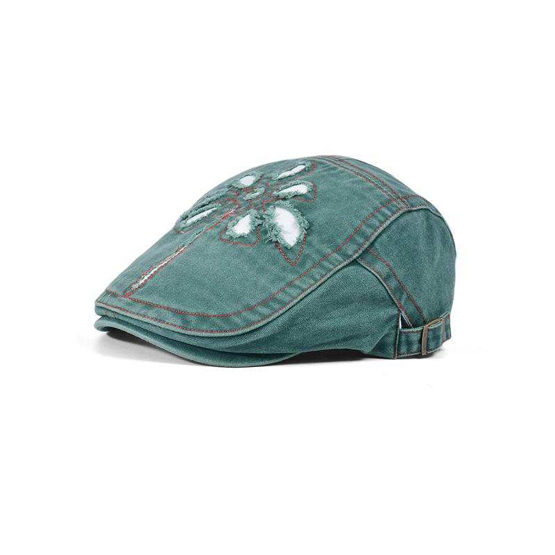 Британская ретро ковбойская кепка с козырьком, универсальная модная кепка для показа лица, детская весенне-летняя литературная и художественная беретка художника