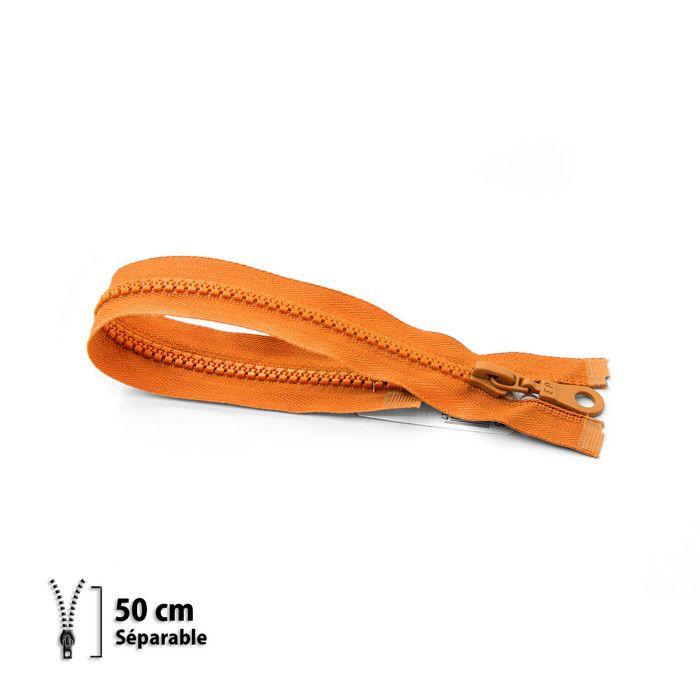 Fermeture éclair Z54 - moulée 6mm Séparable - 50 cm - 7154680050