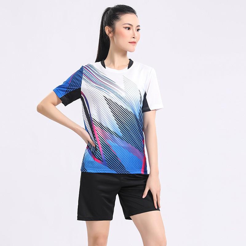 Quick-Dry Kids Badminton Sport Set Breathable Unisex Athletic Shirt Shorts Tennis Table Training Competition