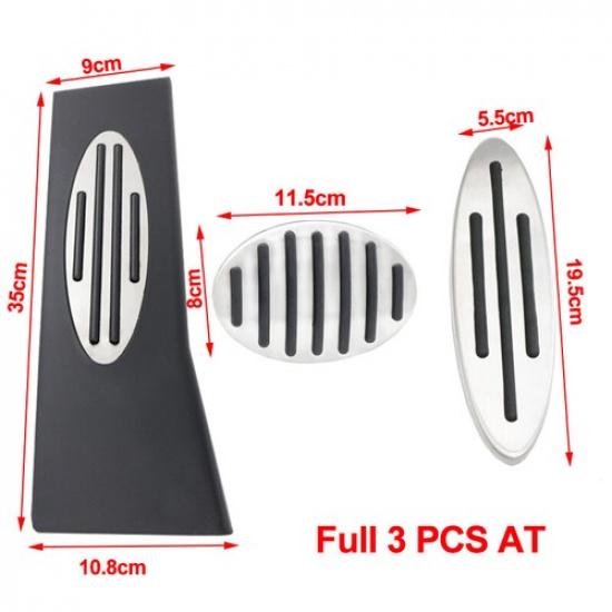 Car Rest Brake Gas Clutch Pedal Cover For Mini Cooper JCW R56 R60 R61 F54 F55