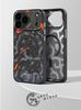 Модный Матовый Противоударный Чехол с Граффити для iPhone 17 Pro Max