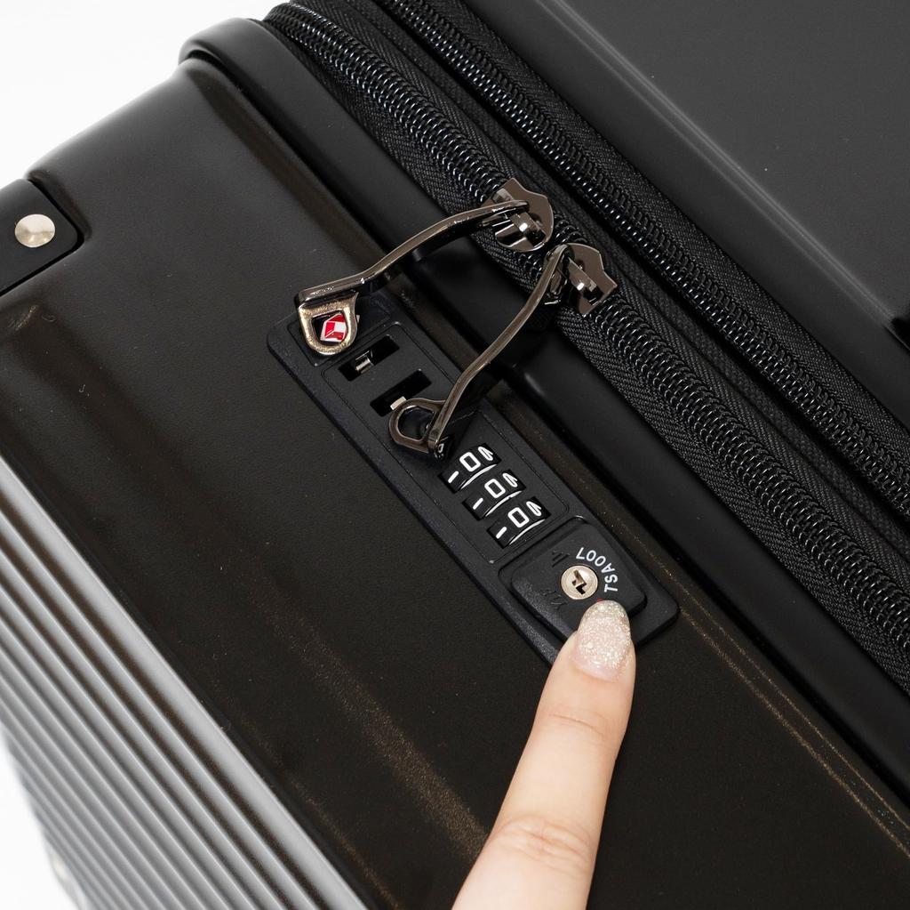 Маленький двухместный с напитком серебристый [Базовая земля] Ручная кладь, размер, 33 л, тихий, ролики, держатель, 3,6 кг,