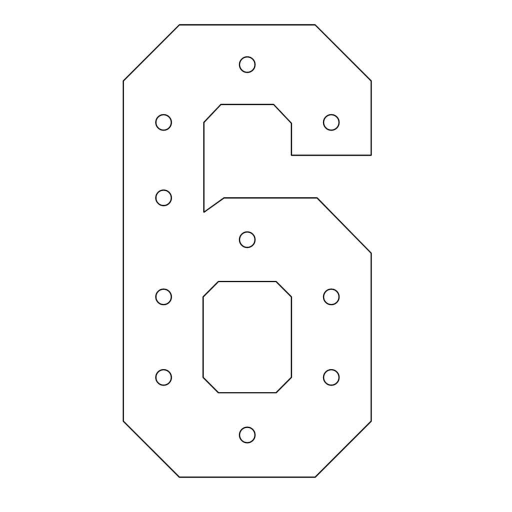 1PC 73cm Balloon Frame with Light 3D KT Board Filled Balloon Digital Model Suitable for Birthday Party, Anniversary Decorations