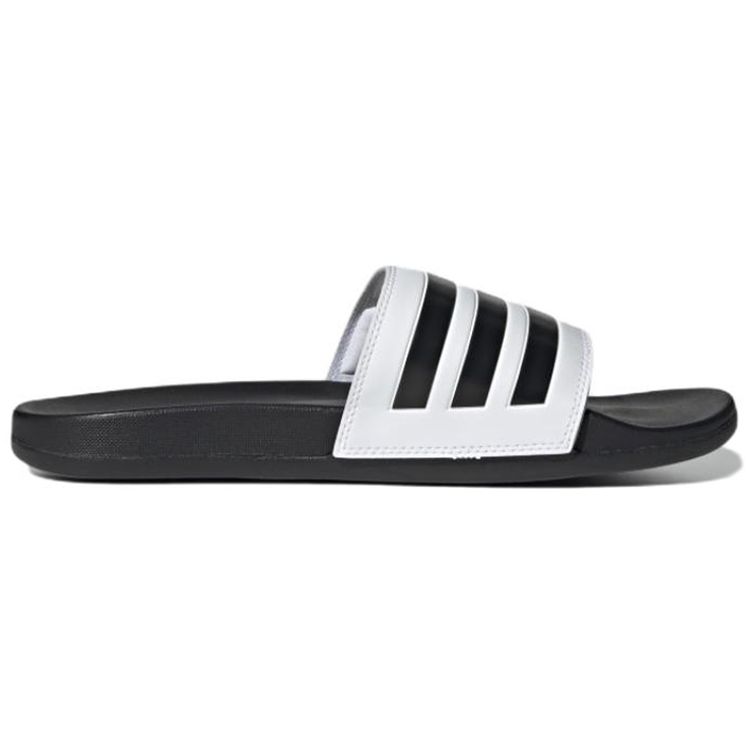 Adidas Кроссовки унисекс Adilette Comfort Slide White Black Cloud-White Core-Black GZ5893