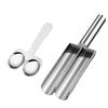Meatball Scoop Maker Meatball Shape Ball Maker 304 Steel Mold Ball Stainless Tool Meatball Slider Shrimp Fish Croquette Mol F5U0