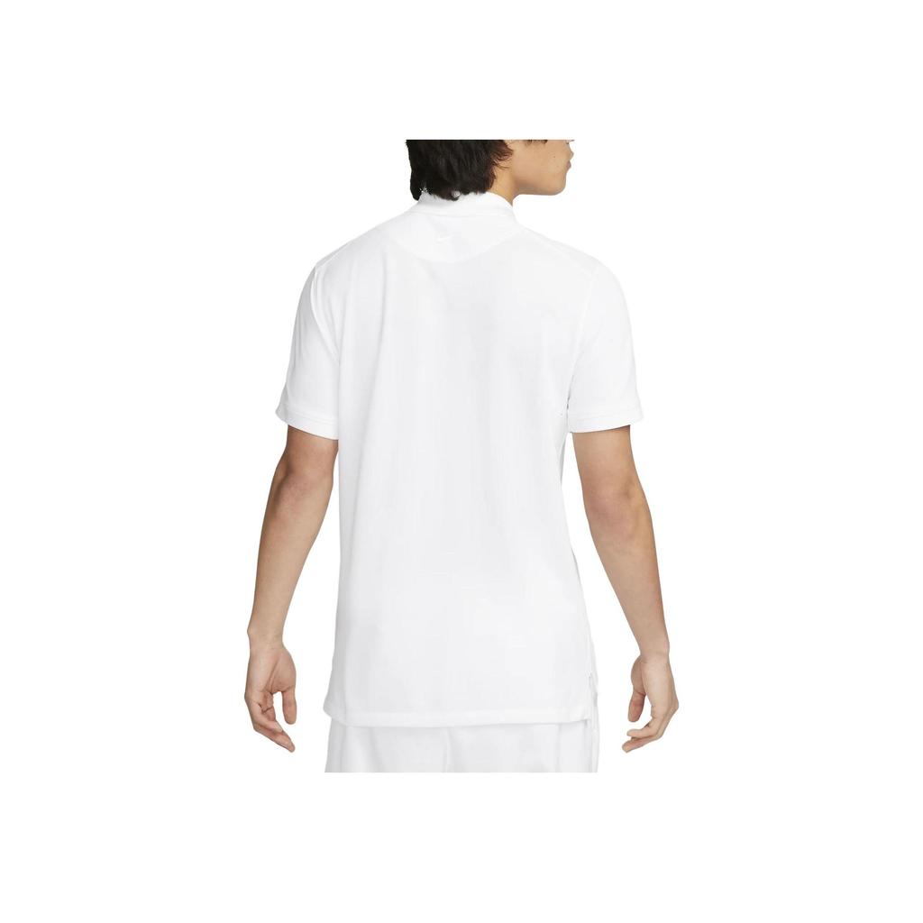 Nike Рубашка поло Slim Fit Solid Color, мужские топы, белая DA4380-101
