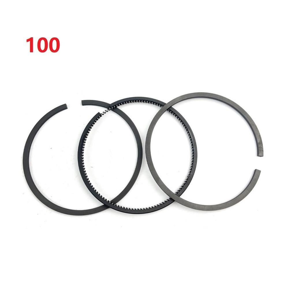 Прочные резиновые поршневые кольца для воздушных компрессоров - 3 штуки, совместимые с цилиндрами от 42 мм до 65 мм