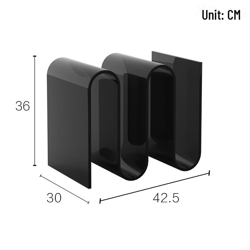 Американский кремовый минималистский приставной столик из цельного дерева с полкой для журналов — идеально подходит для спальни или гостиной