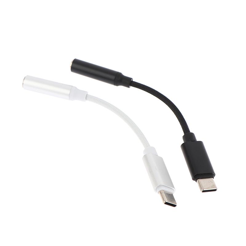 Адаптер USB Type C на 3,5 мм Aux Кабель-переходник Type-C 3 5 разъем Аудиокабель Кабель для наушников Конвертер Для телефона Кабель адаптера цифрового аудио