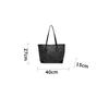 WTEMPO Chinese-style Large-capacity High-end Niche Design Women's Tote Bag New Commuter Single-shoulder Bag for Women