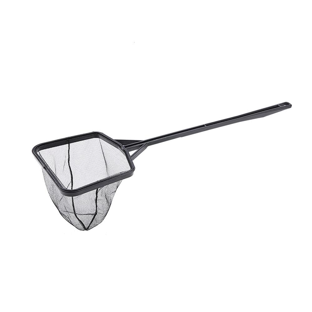 2pcs balck Aquarium Fish Net Nylon Catch Nets Portable Fishing Net Catching & Releasing