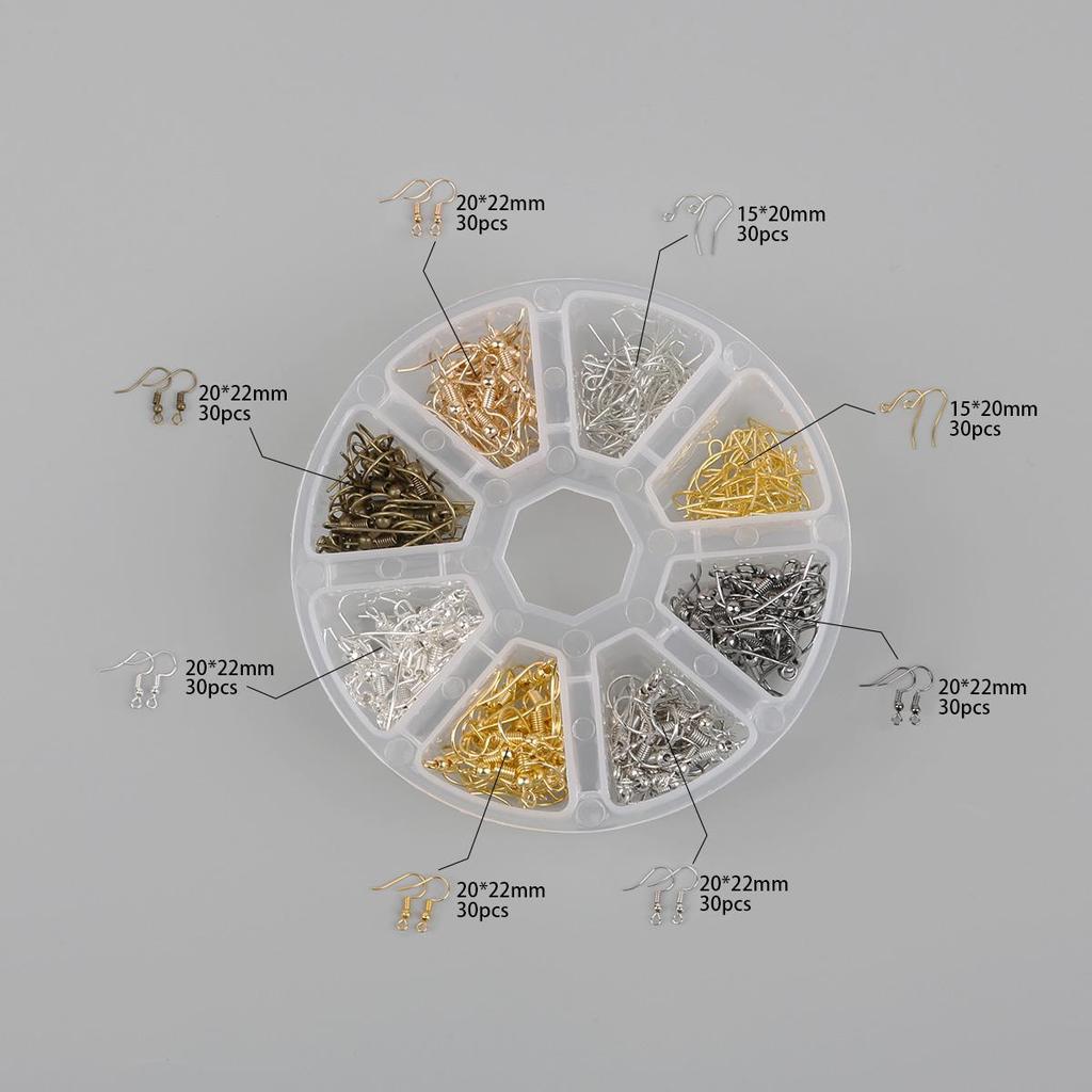 1 компл./кор. застежки-цепочки Подвески игольчатые кольца для DIY аксессуары для изготовления ювелирных изделий