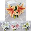 Luxury Lily 3d Printed Fake Flowers For Wedding Celebrations And Studio Use