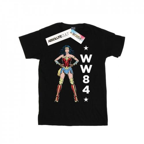 DC Comics Womens/Ladies Wonder Woman 84 Standing Logo Cotton Boyfriend T-Shirt