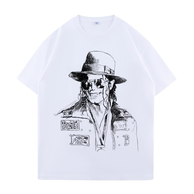 Remembering and Paying Tribute to Michael Jackson. Michael Jackson Children's and Adult T-shirt, Pure Cotton Short-sleeved.
