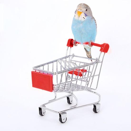 Parrot Stacking Toys Set Eco-friendly No Odor Colorful Basketball Toy Mini Shopping