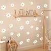 Наклейки на стену с изображением белых ромашек для детской комнаты, гостиной, сделай сам, арт-деко для детской комнаты, украшение для дома, ПВХ-наклейка на окно