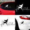 Cute Chihuahua Dog Car Vehicle Body Window Reflective Decals Sticker Decoration
