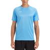 Under Armour Повседневная однотонная спортивная трикотажная футболка с круглым вырезом и коротким рукавом, унисекс, топы, манчестерский синий 21500525-465
