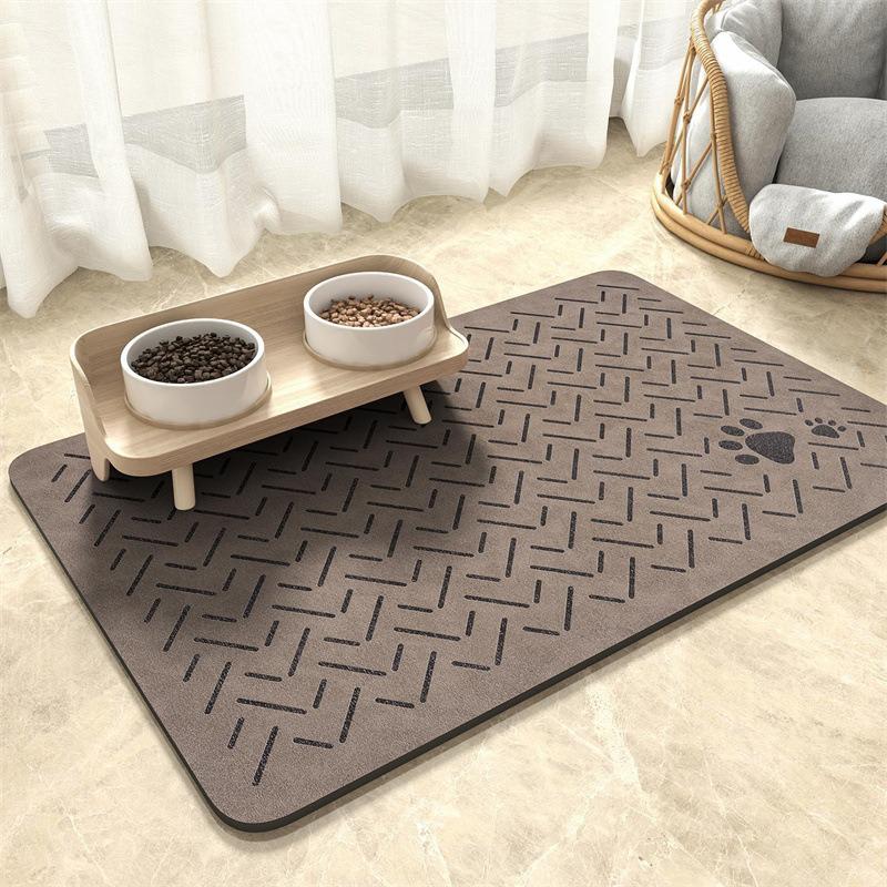Minimalist Diatomaceous Earth Puppy Pad: Quick-Drying, Absorbent, Splash-Proof Floor Mat