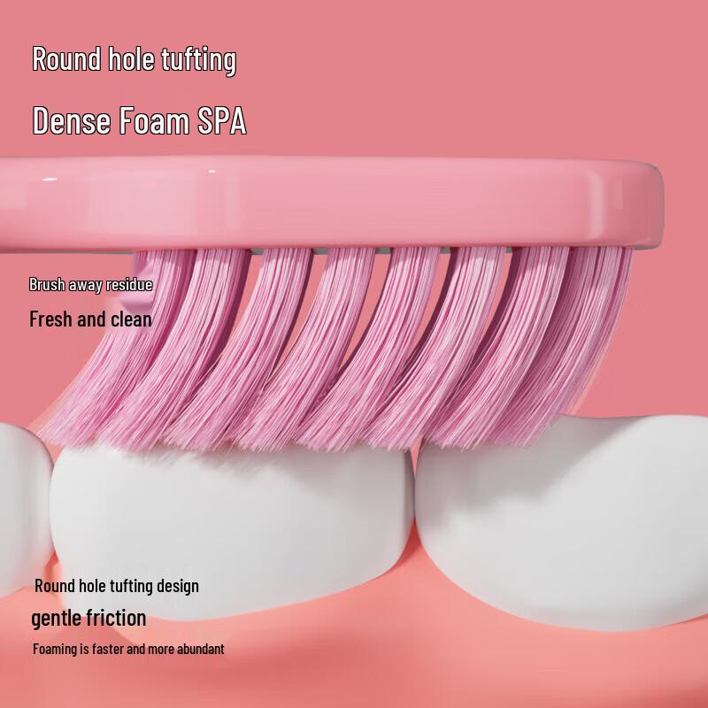 Sanban Rainbow Soft-Bristle Toothbrush 8-Pack