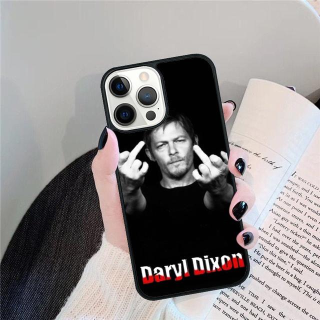 The Walking Dead Daryl D Phone Case Cover For iPhone 17 Air 15 16e 14 13 12 Pro Max 11 Pro Max Plus Coque Shell