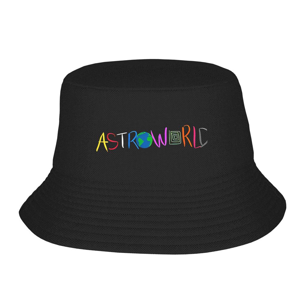Cactus Jack Face Travis Bucket Hats Spring Headwear Accessories Rapper Fisherman Hats for Camping Woman Ispoti Cap Lightweight
