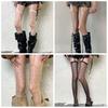 Высокая эластичность Высокие колготки Личность Красотка Сексуальные колготки Новые глянцевые чулки с подвязками