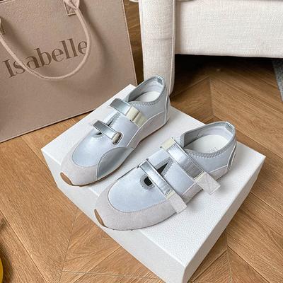 6S661 пара балеток Мэри Джейн на липучке, с мягкой подошвой и мягкими боками, спортивная повседневная обувь для женщин