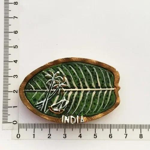 Магнит на холодильник Индия Туристический сувенир Раджастхан Бангалор 3D смоляные расписные поделки Магниты для холодильников Наклейка Домашний декор