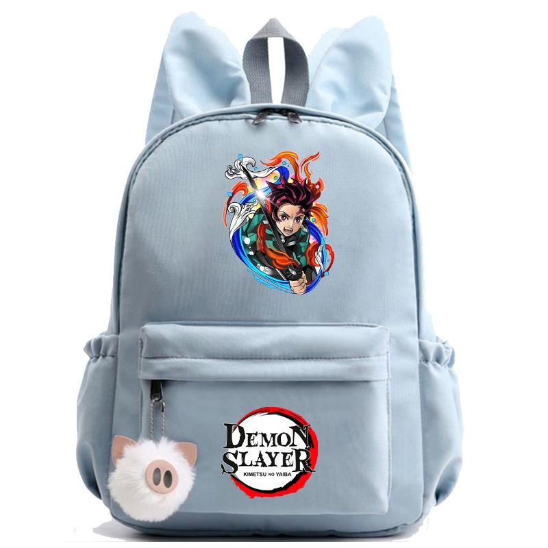 Рюкзак «Убийца демонов» в стиле аниме, рюкзак для девочек и мальчиков, школьный рюкзак для школы, сумка для книг для мужчин и женщин, дорожная сумка для отдыха Mochila