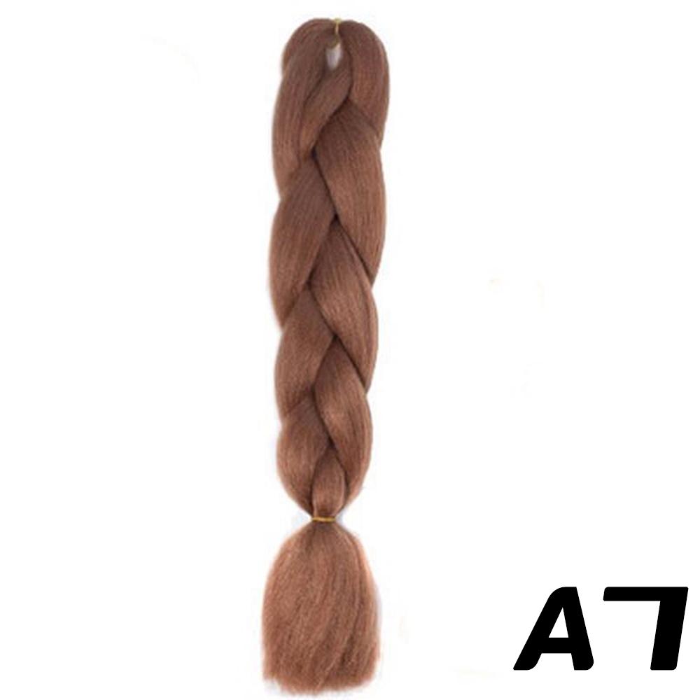 MISS WIG Synthetic Long Braid Ponytail Extension Straight Sleek Wrap Around Colorful Braid Hair Extensions Ponytail Natural Soft For Women Wear