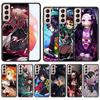 Shell For Samsung Galaxy S22 S21 S20 Ultra FE S22 S21 S20 S10 S9 S8 Plus 4G 5G S10e S7 Edge Cartoon Demon Slayer Tomioka Giyuu