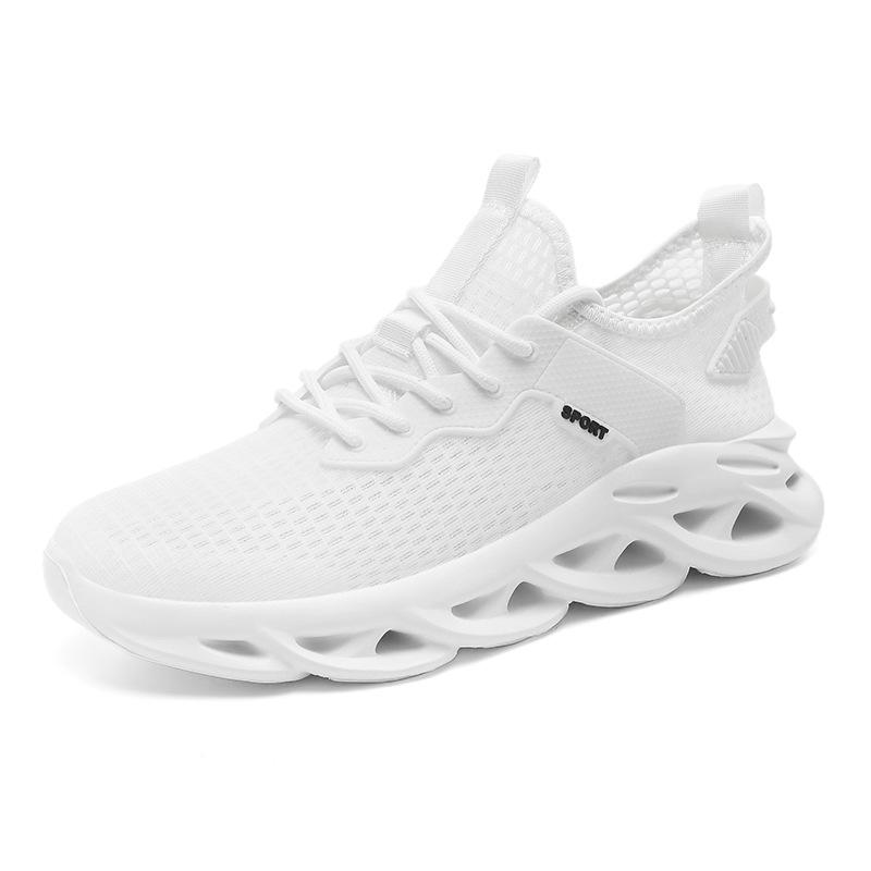 Большие размеры сетчатая поверхность дышащая модная мужская обувь портативные кроссовки для бега на открытом воздухе мужские повседневные кроссовки