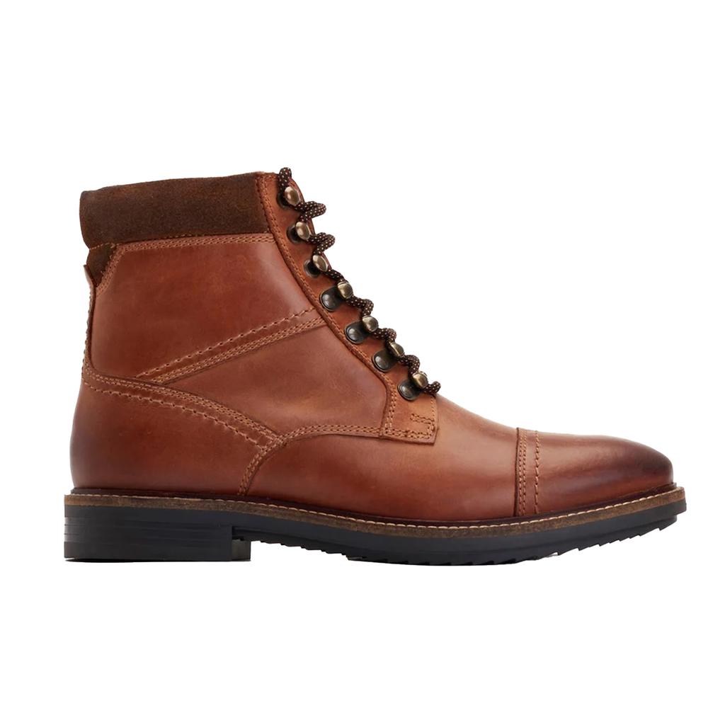 Base London Mens Ashland Leather Ankle Boots