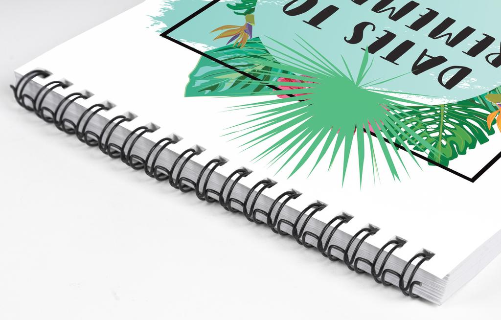 Inkdotpot Tropical Perpetual Calendar, Important Dates To Remember- 6x9 Monthly and Daily Journal for Special Days