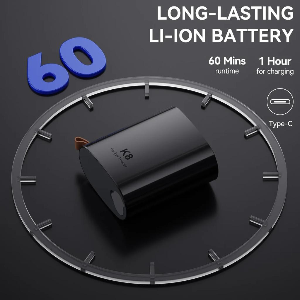 Xiaomi Электробритва ENCHEN K8, плавающая бритва, карманная мини-бритва для мужчин