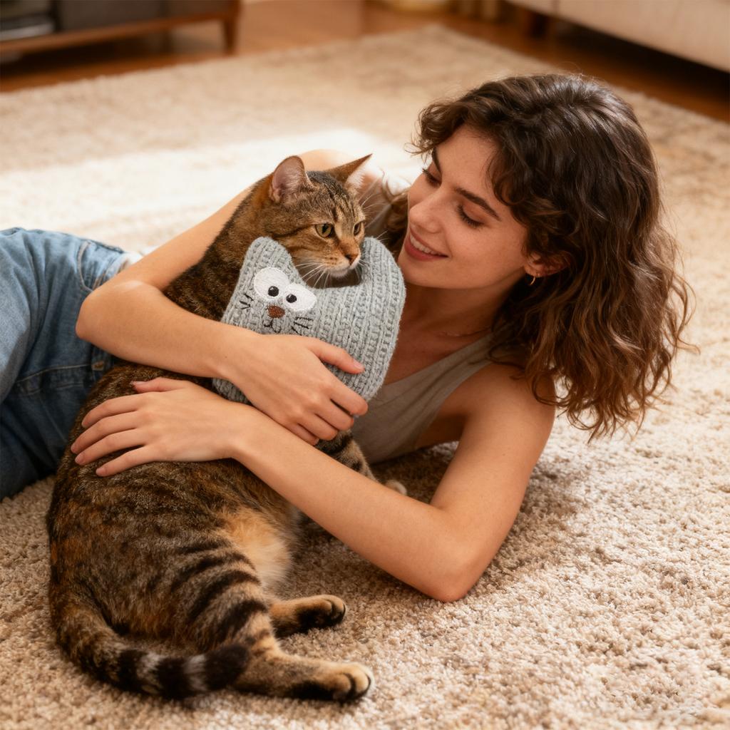 Игрушки для кошек для саморазвлечения и снятия скуки, кошачья мята, устойчивые к износу, прорезыватели, плюшевая дразнилка-кошечка, товары для питомцев, игрушки для кошек