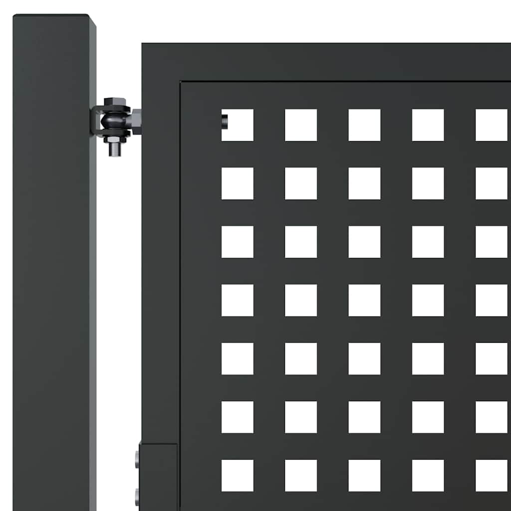 Garden Gate Anthracite 100x100 cm Steel