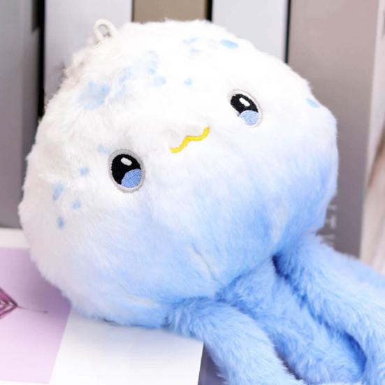 Мягкие игрушки медузы, плюшевые игрушки медузы для детей, девочек, мальчиков, взрослых, подарок на день рождения, рождество, хэллоуин, мягкие игрушки морских животных, плюшевые игрушки