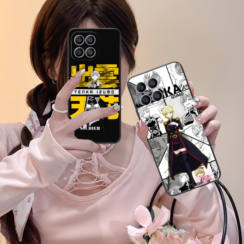 Mato seihei no slave Tenka Izumo Матовый чехол для мобильного телефона Honor 90 80 70 60 50 30 20 10 9 8 7 Pro S SE Lite 5G Печать